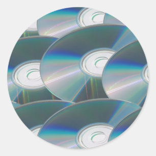 STICKER ROND DVD