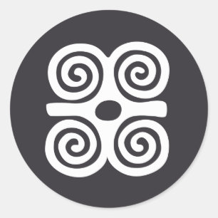 Sticker Rond Dwennimmen