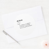 STICKER ROND DYKON (Enveloppe)