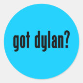 Sticker Rond dylan ? (Devant)