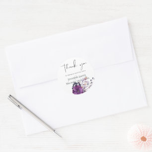 Sticker Rond Dynastie violette Dark Flork Budget Mariage articl