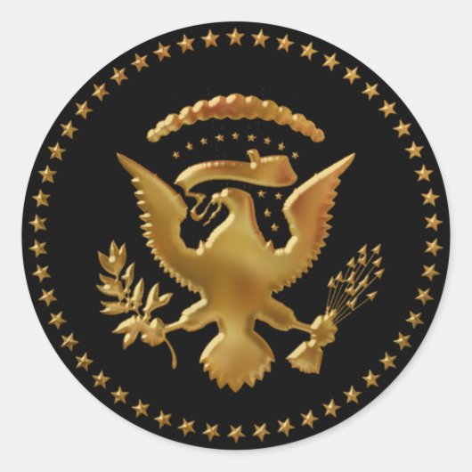 Sticker Rond Eagle a débarqué… (Devant)