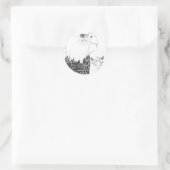 STICKER ROND EAGLE HARRIET + M UN PORTRAIT D'AMOUR (Sac)