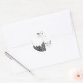 STICKER ROND EAGLE HARRIET + M UN PORTRAIT D'AMOUR (Enveloppe)
