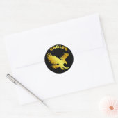 STICKER ROND EAGLES (Enveloppe)