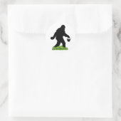 Sticker Rond Easter Sasquatch (Sac)