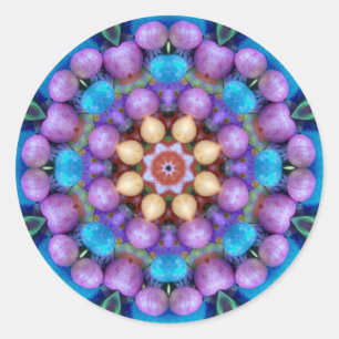 Sticker Rond EASTER ~WOW ! OEUFS multicolores pour les dons de