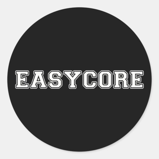 Sticker Rond Easycore (Devant)
