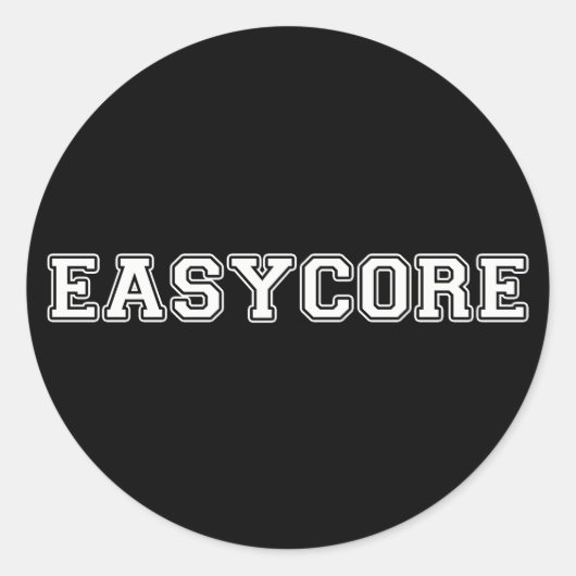 Sticker Rond Easycore (Devant)