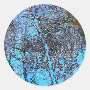 STICKER ROND EAU