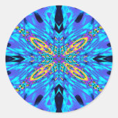 STICKER ROND EAU BLEU GLACE (Devant)