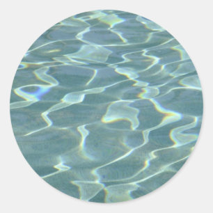 Sticker Rond eau dans une piscine
