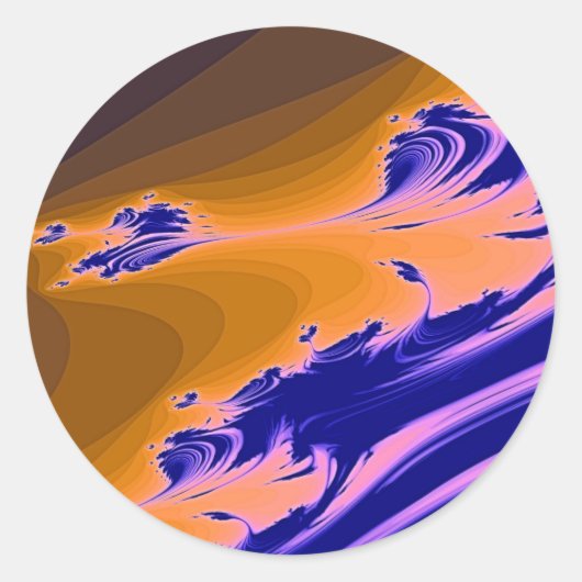 STICKER ROND EAU DE LA RIVIÈRE (Devant)