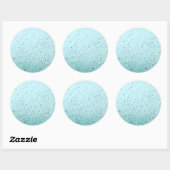 Sticker Rond eau de pluie (Feuille)