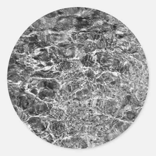 Sticker Rond Eau fluviale (Devant)