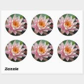 Sticker Rond Eau Lily Beauté (Feuille)