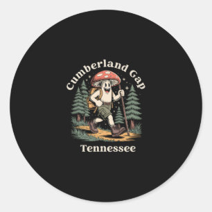 Sticker Rond Écart de Cumberland Tennessee Randonnée Vacances C