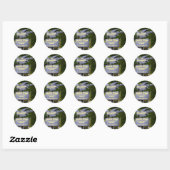 Sticker Rond Écart des transactions (Feuille)