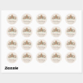 Sticker Rond Échange de biscuits (Feuille)