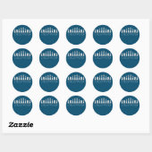 Sticker Rond Échecs - Chessmaster (Feuille)