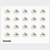 Sticker Rond Échecs De L'Art De L'Analyse (Feuille)