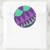 Sticker Rond Echelles de raisins (Sac)