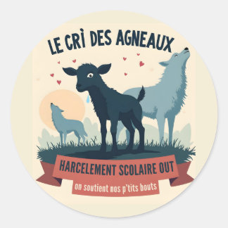 Sticker Rond Écho Contre l’Oppression - Insigne #BalanceTonTyra