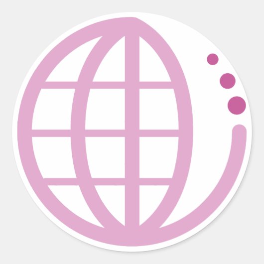 Sticker Rond echo earth : mother earth (Devant)