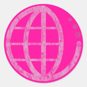 Sticker Rond echo earth : mother earth