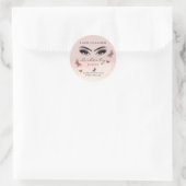 Sticker Rond Éclairage chic étincelant d'extension de foudre (Sac)
