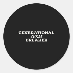 Sticker Rond Éclairage générationnel - Inspirationnel, Motiva