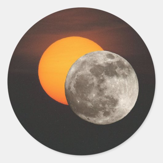 Sticker Rond Éclipse (Devant)