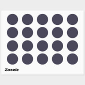 Sticker Rond Eclipse couleur hiver automne (Feuille)