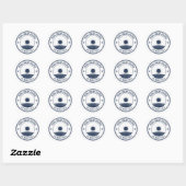 Sticker Rond Éclipse solaire du 2 août 2027 (Feuille)
