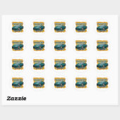 Sticker Rond Éclipse_Vert (Feuille)