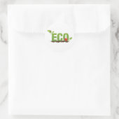 Sticker Rond Éco-amour (Sac)
