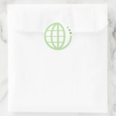 Sticker Rond eco earth (Sac)