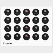 Sticker Rond École (Feuille)