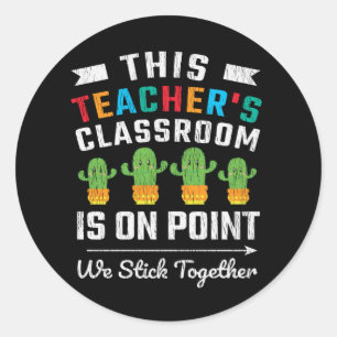 Sticker Rond École Correspondance Enseignants Classe Élèves