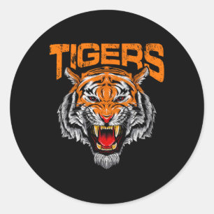 Sticker Rond École de football Tigers Sports Jour de match en d