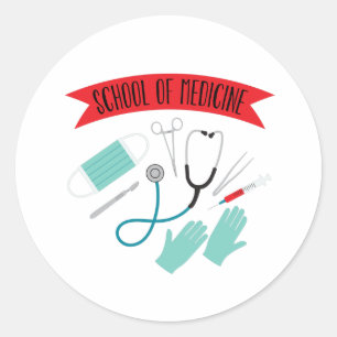Sticker Rond École De Médecine