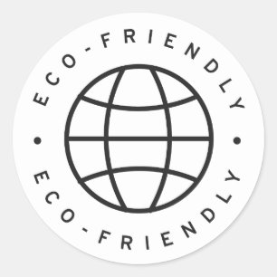 Sticker Rond Écologique