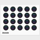 Sticker Rond Economiste (Feuille)