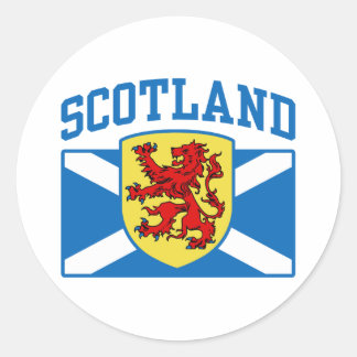 Sticker Rond Écosse