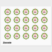 STICKER ROND ÉCRAN CHIC STICKER_CHRISTMAS #1 SUR BLANC (Feuille)