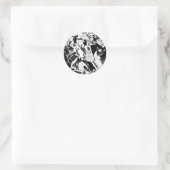 Sticker Rond Écran Flash et vert 2 (Sac)