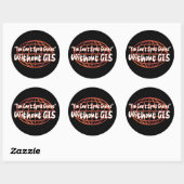 Sticker Rond Écran géospatial/Surveyeur (Feuille)