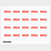 Sticker Rond Écran large (Feuille)