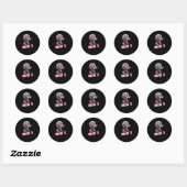 Sticker Rond Écraser (Feuille)
