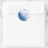 Sticker Rond Écriture Inspirationnelle Angel Dans Les Nuages Ps (Sac)